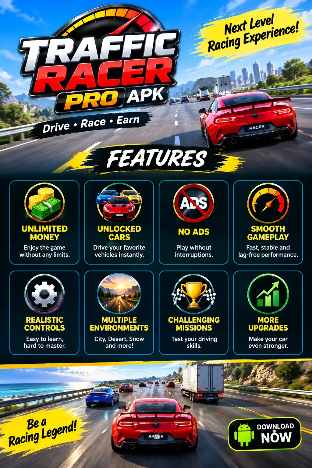 Traffic Racer Pro APK
