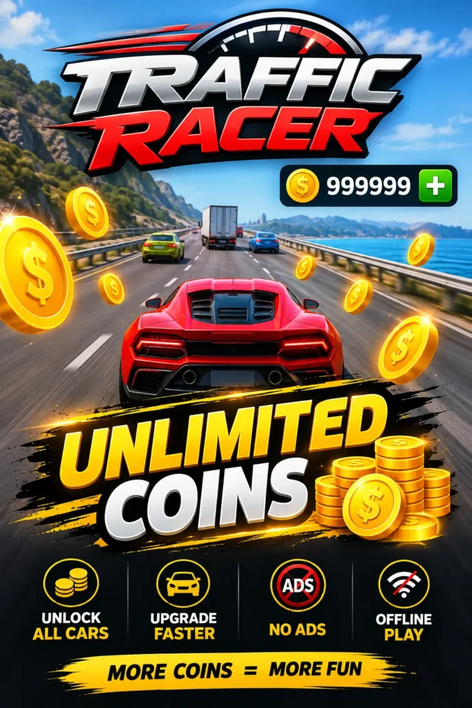 traffic racer unlimited money