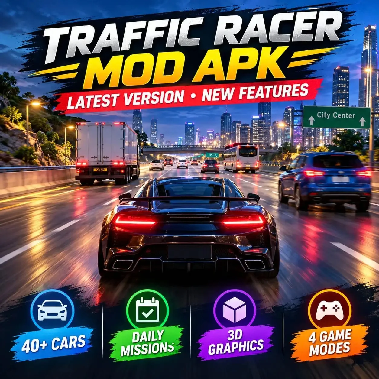 Traffic Racer Mod APK Dinero Infinito